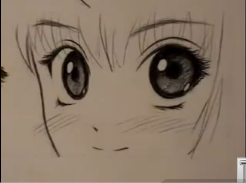 Como Desenhar Olho Masculino Mangá 001 - How to Draw Manga 