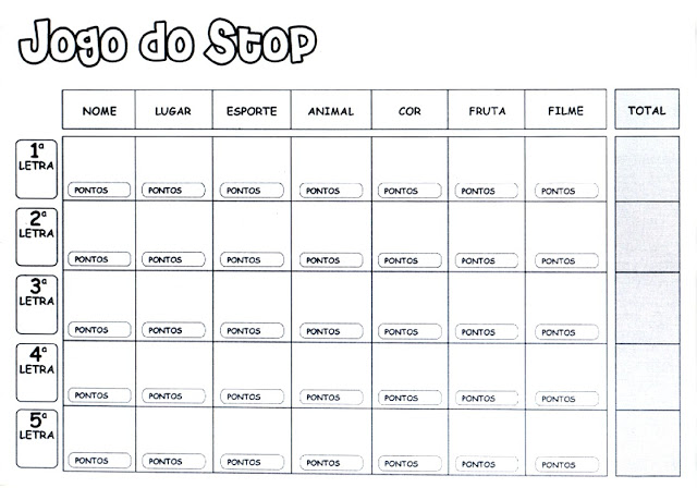 Game do dia: jogo de palavras 'Stop!' ganha versão digital